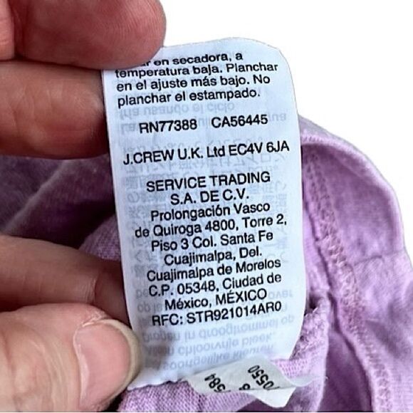 🌴 Crewcuts Lavender Smiley Face T-Shirt (Size 14) - Picture 7 of 13